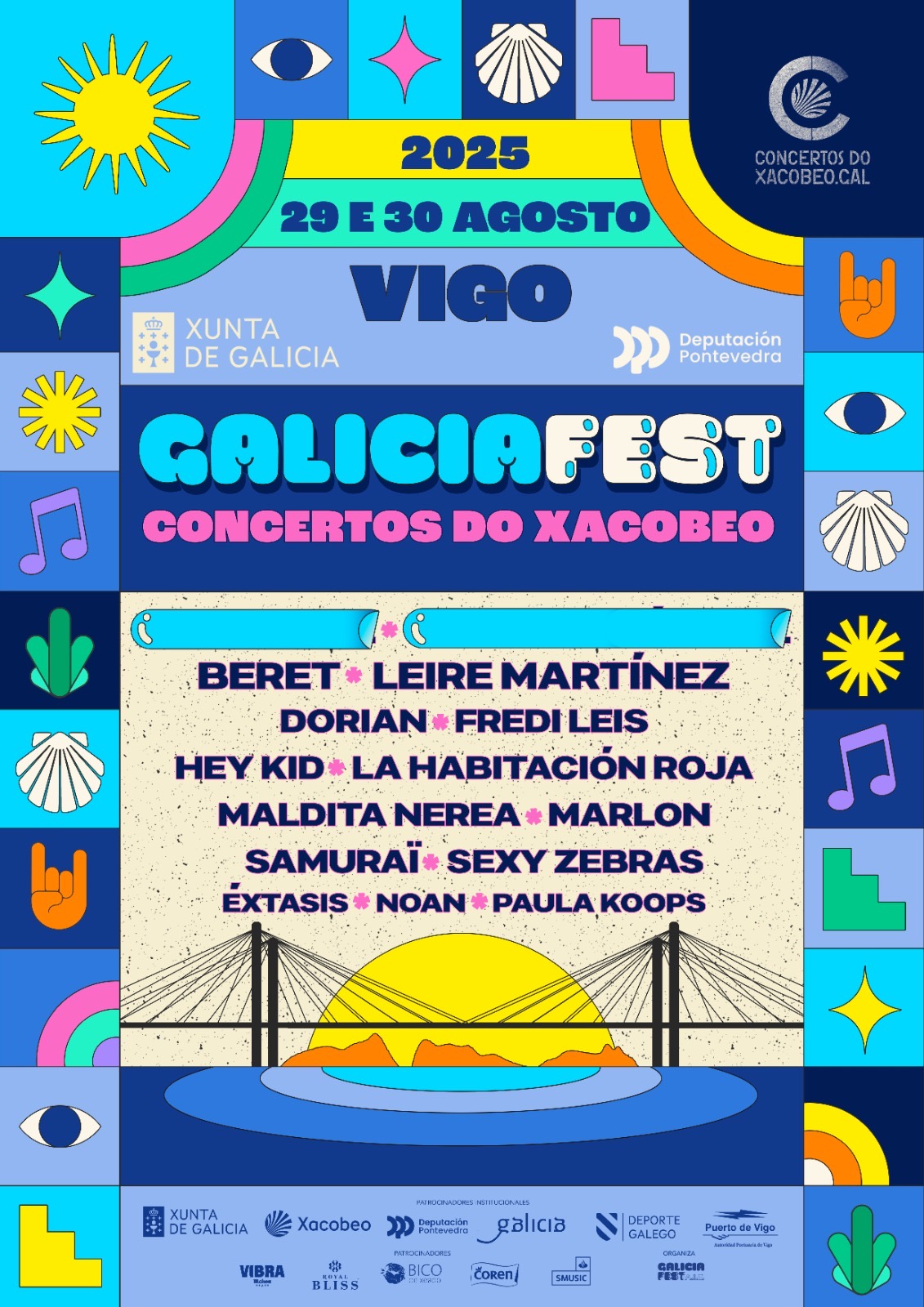 la banda éxtasis en el Galicia Fest