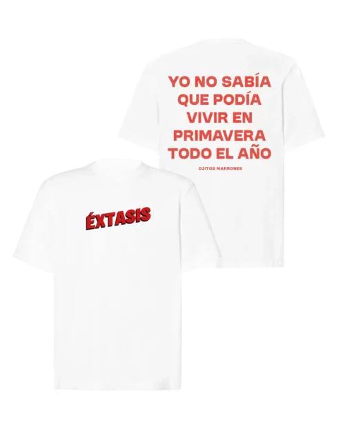 camiseta de extasisband