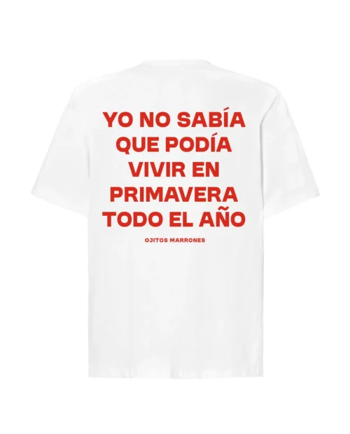 Camiseta de Ojitos marrones la canción de la banda Éxtasis
