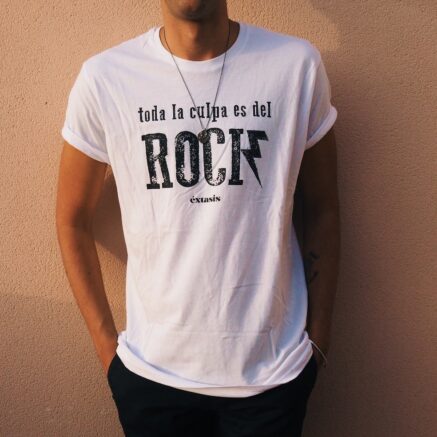 Camiseta El Rock de la banda Éxtasis